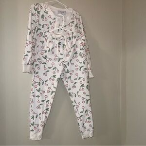 Sweethoney Cherry Print Kids Pajamas Joggers Set